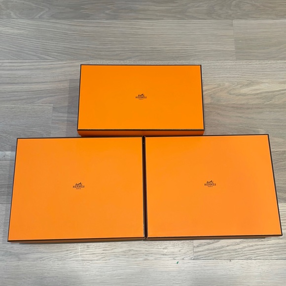 Auth. Set/ 3 Hermes boxes asst Sizes please see pics - Picture 1 of 11